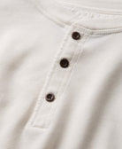 SUPERDRY The Merchant Store - Grandad Top-Ecru Ecru flat front view