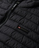 SUPERDRY Fuji Lite Padded Gilet-Jet Black Jet Black model front view