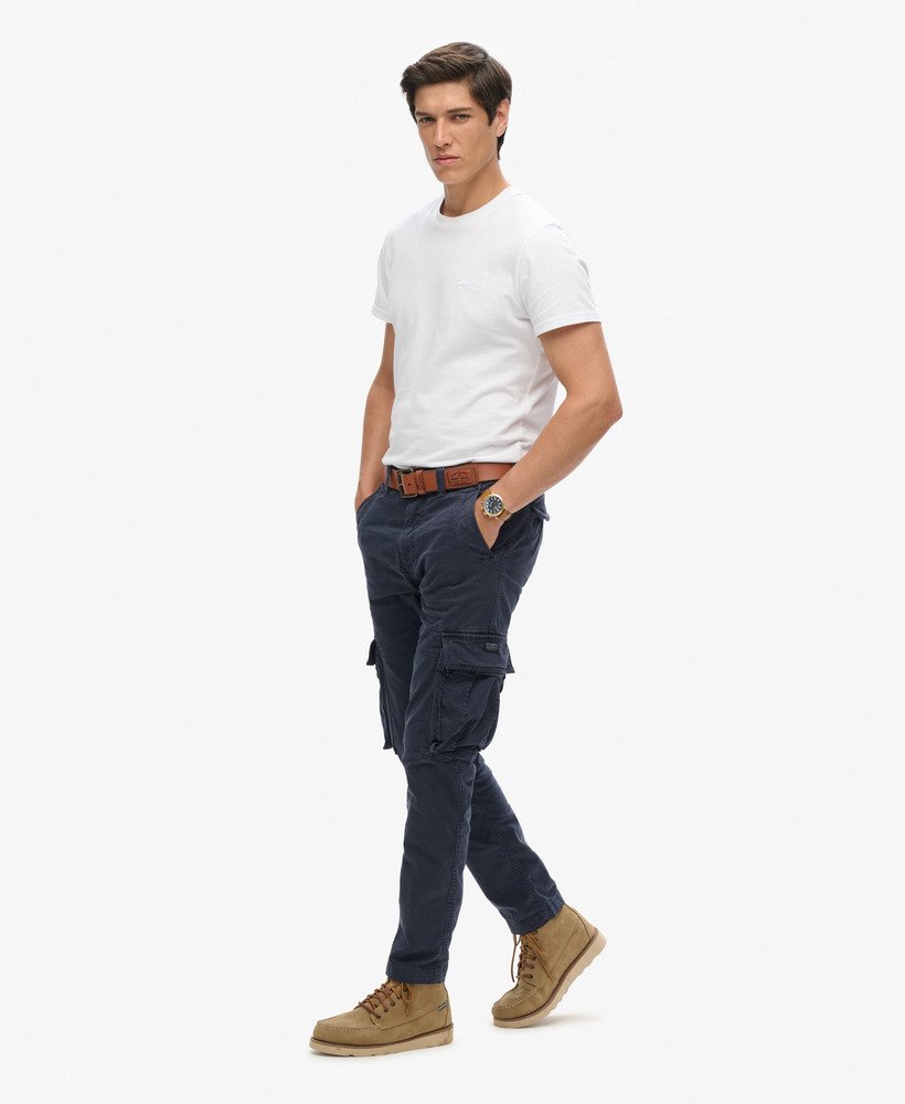 Men's Core Cargo Pant-Eclipse Navy-Side View