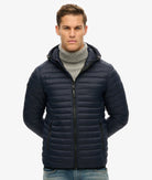 SUPERDRY Hooded Fuji Lite Eclipse Navy Jacket Eclipse Navy side view