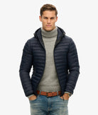 SUPERDRY Hooded Fuji Lite Eclipse Navy Jacket Eclipse Navy front view