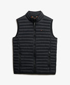 SUPERDRY Fuji Lite Padded Gilet-Jet Black Jet Black front view