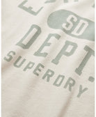 Superdry Ladies Athletic Graphic Fitted T-Shirt-Desert Bone Off White Desert Bone Off White alternate view