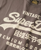 SUPERDRY Vintage Logo Workwear Relaxed Tee-Vintage Black Vintage Black side view