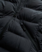 Superdry Ladies City Mid Padded Ebony Jacket Ebony close up view