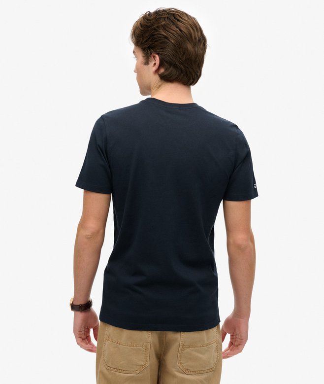 SUPERDRY City Tee-Eclipse Navy Eclipse Navy back view