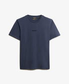 SUPERDRY Micro Logo T Shirt-Blue Knight Blue Knight front view