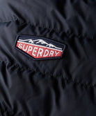 SUPERDRY Hooded Fuji Padded Jacket-Eclipse Navy Eclipse Navy model front view