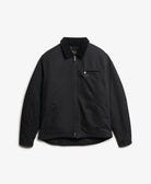 SUPERDRY Cotton Canvas Barn Jacket-Jet Black JET BLACK flat front view