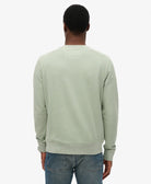 SUPERDRY Classic Essential Sweatshirt-Slate Grey Slate Grey back view
