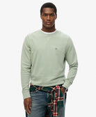 SUPERDRY Classic Essential Sweatshirt-Slate Grey Slate Grey front view