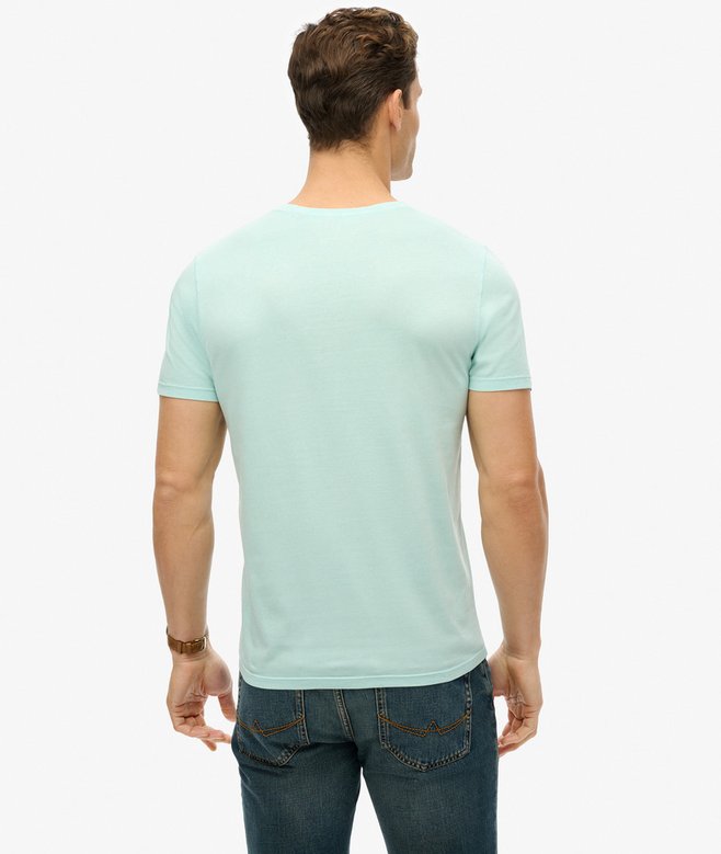 Classic Essential Tee-Washed Sky Blue