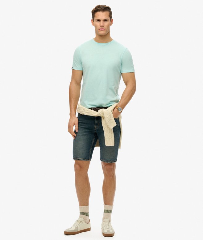 Classic Essential Tee-Washed Sky Blue