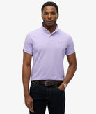 SUPERDRY Vintage Destroy Polo-Light Lavender Purple Light Lavender Purple front view