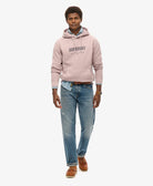 SUPERDRY Utility Sport Hoodie-Cloud Grey Cloud Grey model front view