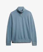 SUPERDRY Classic Essential Half Zip-China Blue China Blue front view