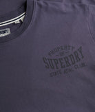 SUPERDRY Athletic Essential Tee-Greystone Greystone side view