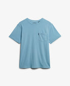 SUPERDRY Classic Essential Pocket Tee-Sunset Blue Sunset Blue front view