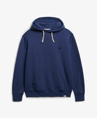 SUPERDRY Monogram Emb Hoodie-Hampton Blue Hampton Blue front view