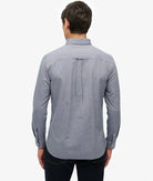 SUPERDRY Classic Oxford Long Sleeve Shirt-Ocean Navy Chambray Ocean Navy Chambray back view