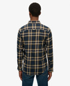SUPERDRY Long Sleeve Cotton Lumberjack Shirt-Bryce Check Navy Bryce Check Navy side view