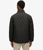 SUPERDRY Quilted Estate Jacket-Meteorite Black Meteorite Black flat front view