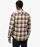 SUPERDRY Long Sleeve Cotton Lumberjack Shirt-Peyton Check White Peyton Check White back view