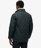 SUPERDRY Quilted Estate Jacket-Eclipse Navy Eclipse Navy flat front view