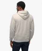 SUPERDRY Essential Logo Hoodie -Straw Grey Marl Straw Grey Marl detail view