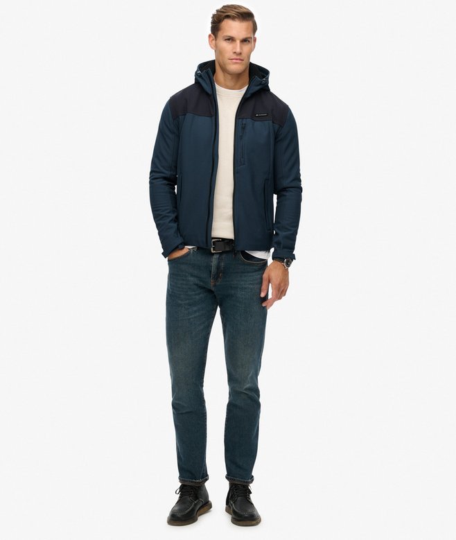 SUPERDRY Hooded Softshell Tech Trekker-Flex Navy Flex Navy detail view