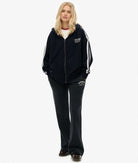 Superdry Ladies Athletic Embroidered Flare Jogger-Eclipse Navy Eclipse Navy back view
