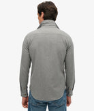 SUPERDRY Trailsman Relaxed Fit Overshirt-Pearl Blue Pearl Blue side view
