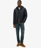 SUPERDRY Hooded Fuji Lite Jacket-Eclipse Navy Eclipse Navy side view