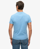 SUPERDRY Essential Logo Embroidered Tee-Bright Blue Grit Bright Blue Grit side view