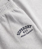 Superdry Ladies Athletic Embroidered Grey Marl Flare Jogger Grey Marl alternate view