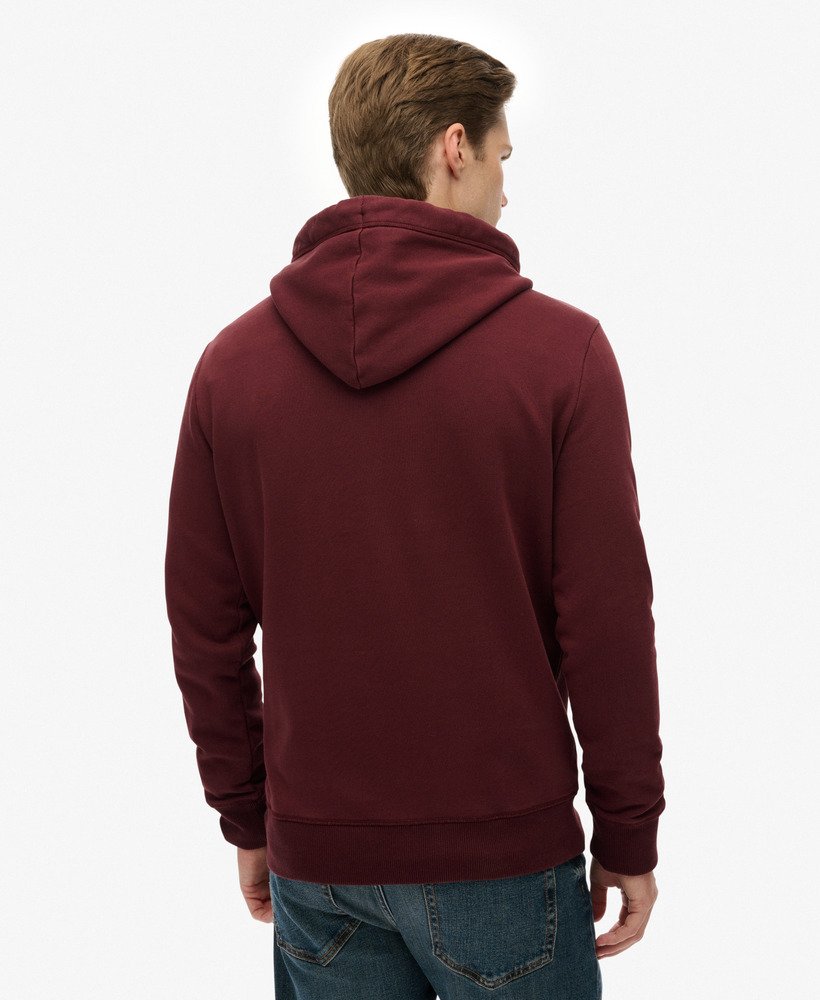 SUPERDRY Vintage Logo Duo Classic Hoodie-Port Red Port Red side view