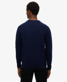 SUPERDRY Wool Blend Jumper-Mariner Blue Marl Mariner Blue Marl side view