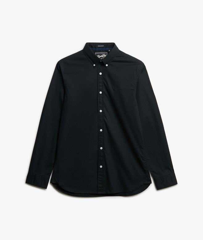 SUPERDRY Essentials Tailored Lite Shirt-Black Black alternate view