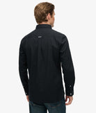 SUPERDRY Essentials Tailored Lite Shirt-Black Black side view