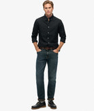 SUPERDRY Essentials Tailored Lite Shirt-Black Black detail view