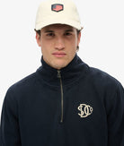 SUPERDRY Athletic SD Co Half Zip-Eclipse Navy Eclipse Navy back view