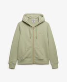 Superdry Ladies Essential Logo Ziphood-Dusty Sage Dusty Sage side view