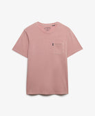 Men's Classic Essential Pocket Tee-Light Blush Pink-Front View