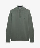 SUPERDRY Essentials Cotton Half Zip-Lily Pad Green Marl Lily Pad Green Marl alternate view