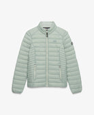 Superdry Ladies Fuji Lite Padded Jacket-Aqua Grey Aqua Grey side view