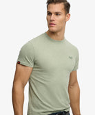 SUPERDRY Essential Logo Emb Tee-Vintage Sage Green Marl Vintage Sage Green Marl detail view