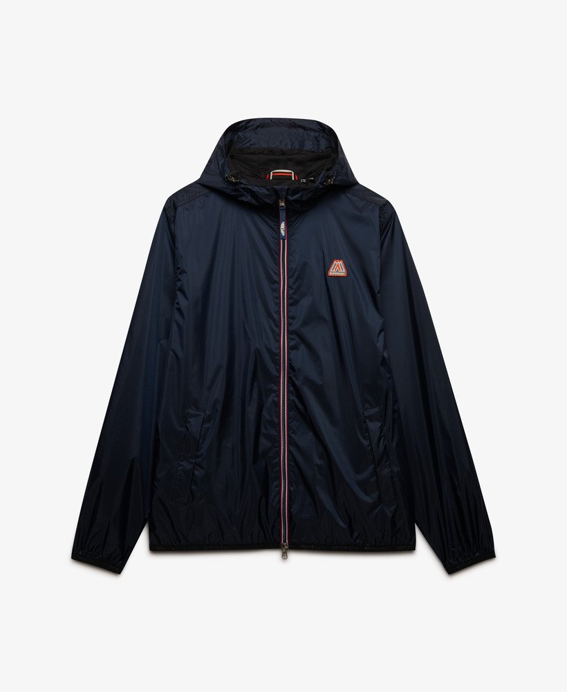 SUPERDRY Essential Windbreaker Jacket-Richest Navy Richest Navy flat front view