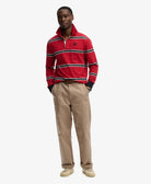 SUPERDRY Vintage Athletic Stripe Rugby-Red Stripe Red Stripe detail view