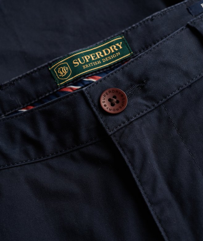 SUPERDRY Premium Regular Chino Short-Eclipse Navy Eclipse Navy back view