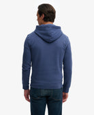 SUPERDRY Superdry Vintage Logo Classic Hoodie – Hampton Blue Hampton Blue back view